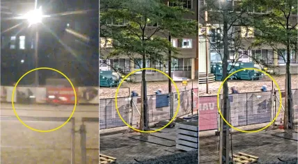 Image of the suspects suspected of involvement in a fire on the railway on June 24, 2025.
