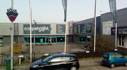 The Carpetright retail location on Stadionweg in IJsselmonde, Rotterdam-Zuid. 8 Nov. 2020
