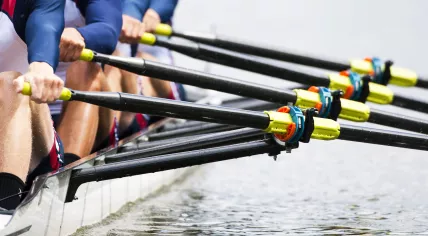 Male rowing team