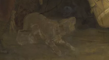 The dog painted in Rembrandt van Rijn's The Night Watch painting. 