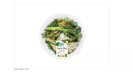 Supermarket chain Albert Heijn has removed its own-brand plant-based gyoza bowls from stores after discovering missing ingredient information on the packaging, September 27, 2025.