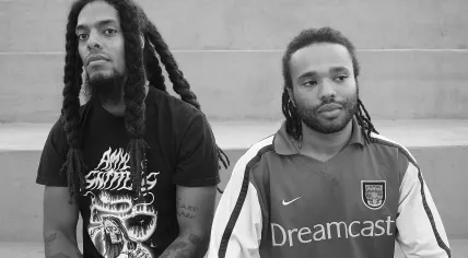 UK grime-punk duo BOB VYLAN in Venice Beach, California - 9 Oct 2022