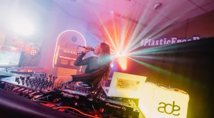 Droppie x Bye Bye Plastic Recycle Rave in Amsterdam. October 23, 2025.