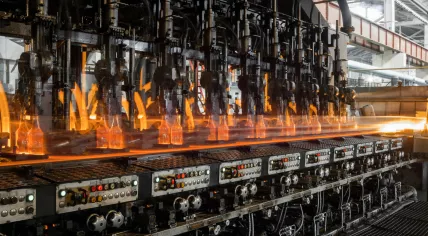 Glass factory