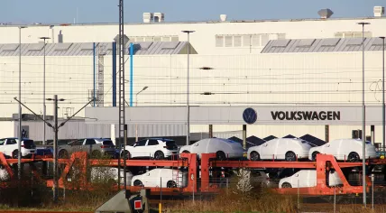 Volkswagen factory in Mosel, Germany 