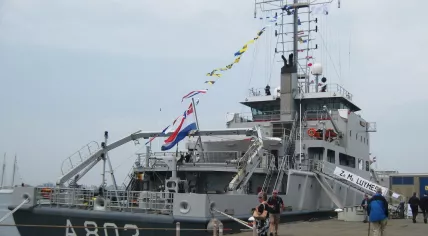 Dutch vessel Zr. Ms. Luymes spottein in Den Helder in 2013