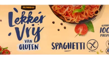 Gluten free spaghetti that is being recalled by Jumbo for having too much gluten
