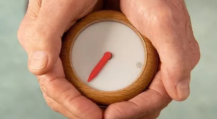 “Well-being compass” designed by Rens Brankaert to help people with dementia find their way home