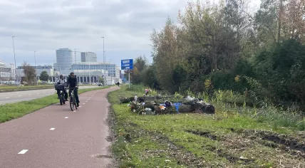 A memorial to Lisa, 17, at the location where she was found stabbed to death on 20 Aug. 2025 in Ouder-Amstel, near Amsterdam. 13 Nov. 2025