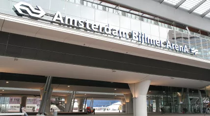 Bijlmer ArenA Station in Amsterdam