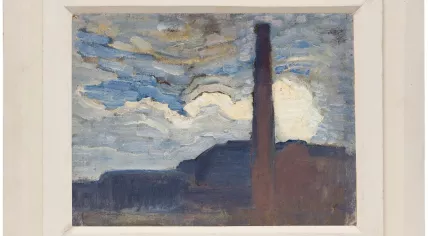 Smokestack by Piet Mondriaan circa 1908