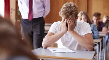 Anxious in class