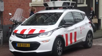 A camera scan car in Amsterdam, used to scan for parking violations