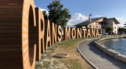 Crans-Montana resort in Switzerland
