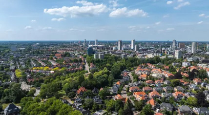 An aerial view of Eindhoven in 2018
