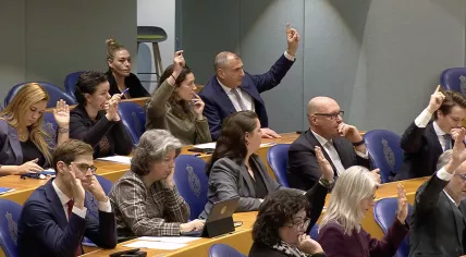 Seven former PVV MPs split from the party in a vote on a motion that passed calling on the Cabinet to offer full political and diplomatic support to Denmark in it's feud with the U.S. over Greenland, January 20, 2026.