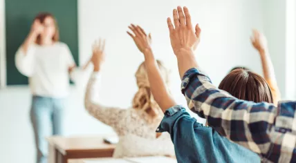 Students in class