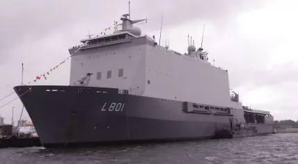 Amphibious transport ship HNLMS Johan de Witt (L801)