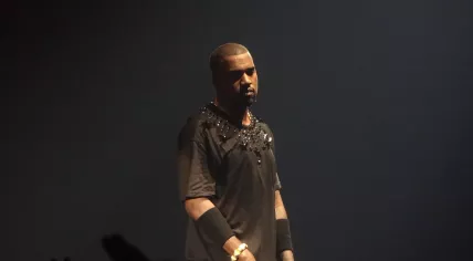 Kanye West during the Watch The Throne Tour, Gelredome Arnhem, Netherlands, June 15, 2012.