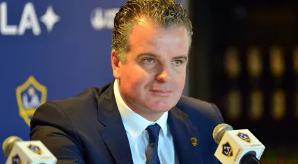 Current Feyenoord director Dennis te Kloese while working for U.S. side LA Galaxy, 2021.