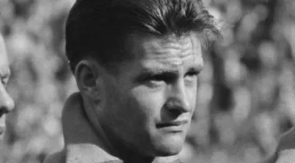 Kees Kuijs on October 2, 1960 during a game for the Dutch national side against Belgium in Deurne,Antwerp.