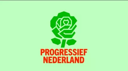 Progressief Nederland - GroenLinks-PvdA's new name and logo, unveiled 26 March 2026