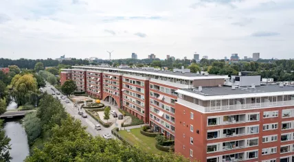 Rooftop top-up: 44 senior dwellings built on rooftops of existing buildings in Klapwiek, Rotterdam