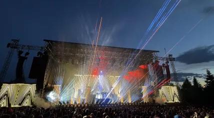 Jean-Michel Jarre performing at OverOslo 13 June 2025