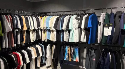 Counterfeit clothing discovered by authorities in Nijmegen, March 3, 2026.
