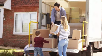 Moving in.