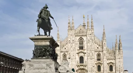 Piazza del Duomo, Milan, Italy.