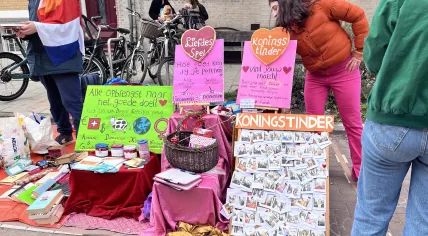 King's Day flea market in Amsterdam, 27 April 2026