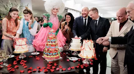 Three couples get married in Amsterdam just after midnight on 25th anniversary of the world's first same-sex marriages, 1 April 2026