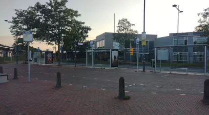 Bus stop of Bilthoven train station, 28 June 2025