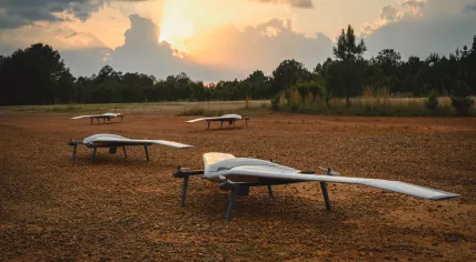 Drones from Amsterdam-area firm DeltaQuad were used by Dutch soldiers during a "drone day" training in Oirschot, April 2026