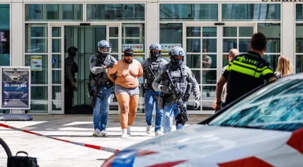 Police arrest nearly naked man after The Hague City Hall, Central Library were evacuated due to a "suspicious situation." May 28, 2026.