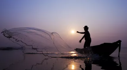 A fisherman
