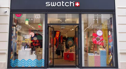 Swatch store.