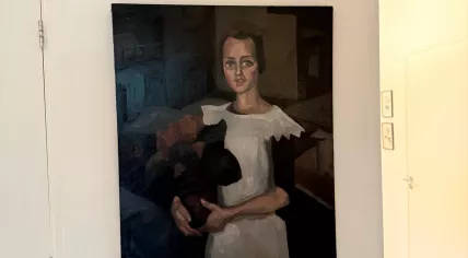 Portrait of a Young Girl by Toon Kelder, an artwork looted by Nazis from Amdetrdam art dealer Jacques Goudstikker, found hanging in the home of a descendant of Dutch SS General Hendrik Seyffardt, 11 May 2026