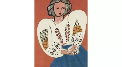 Henri Matisse, La Blouse Roumaine, April 1940. Collection Centre Pompidou. Domaine public.