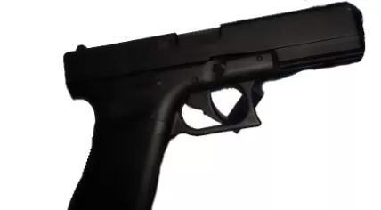 Model of a gun seized in Zutphen after a suspected drug deal in a park. May 2026 