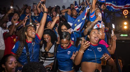 Another round of fierce Rotterdam celebrations after Cape Verde draw with Saudi Arabia. June 27, 2026.