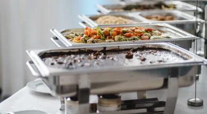 Food catering.