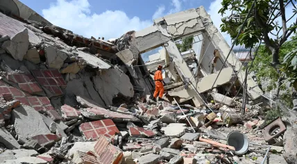 Two earthquakes leveled portions of northern Venezuela, prompting international search and rescue missions. 27 June 2026