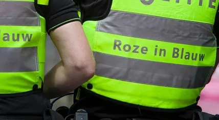 Police officers in the "Pink and Blue" team focused on supporting victims from the LGBTQIA+ community