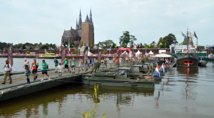 Vierdaagse walking event in Nijmegen. July 19, 2024.