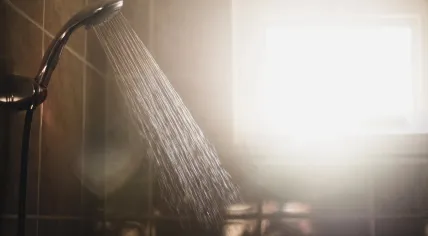A hot shower.
