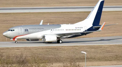 Dutch government’s Boeing PH-GOV on 15 February 2020.