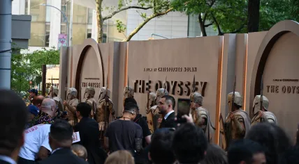 "The Odyssey" premiere in New York City, U.S. July 14, 2026.