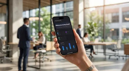 The Penfield AI app's dashboard displayed on a smartphone. 2026